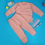 بجامة (قطعتين) للأطفال لون زهري