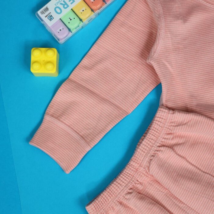 ⁦بجامة (قطعتين) للأطفال لون زهري⁩ - الصورة ⁦5⁩