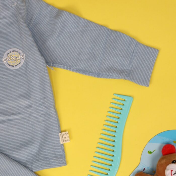 ⁦بجامة (قطعتين) للأطفال لون ازرق⁩ - الصورة ⁦2⁩