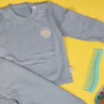 ⁦بجامة (قطعتين) للأطفال لون ازرق⁩ - الصورة ⁦8⁩