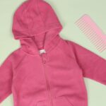 ⁦جاكيت فوتر للأطفال لون زهري⁩ - الصورة ⁦2⁩