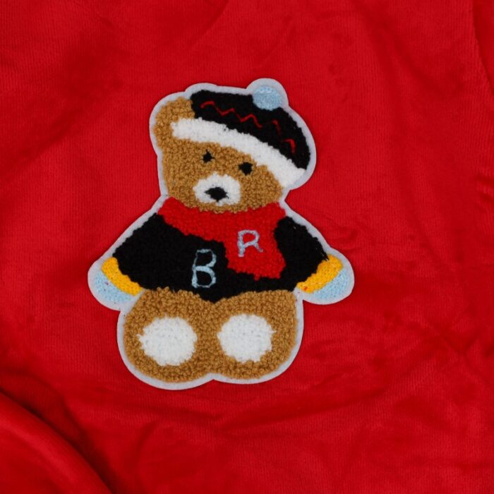 ⁦بجامة (قطعتين) للأطفال لون احمر⁩ - الصورة ⁦11⁩