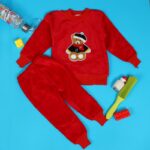 ⁦بجامة (قطعتين) للأطفال لون احمر⁩ - الصورة ⁦12⁩