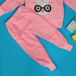 بجامة (قطعتين) للأطفال لون زهري