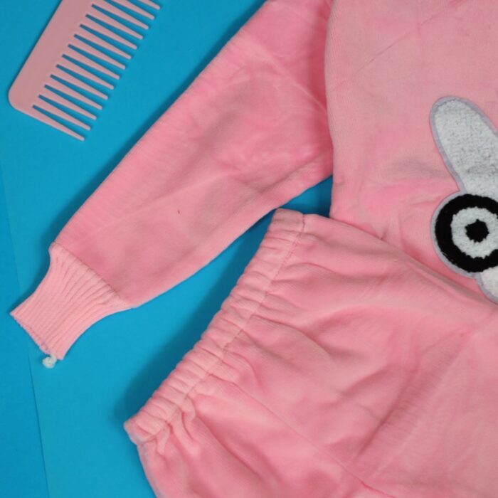 ⁦بجامة (قطعتين) للأطفال لون زهري⁩ - الصورة ⁦4⁩