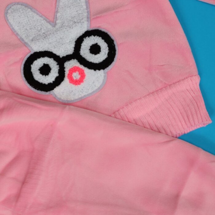 ⁦بجامة (قطعتين) للأطفال لون زهري⁩ - الصورة ⁦5⁩