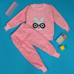 ⁦بجامة (قطعتين) للأطفال لون زهري⁩ - الصورة ⁦6⁩