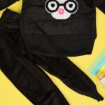 ⁦بجامة (قطعتين) للأطفال لون أسود⁩ - الصورة ⁦6⁩