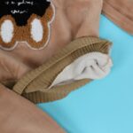 ⁦بجامة بتصميم رسوم الدب (قطعتين) للأطفال لون بيج⁩ - الصورة ⁦8⁩