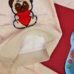 ⁦بجامة بتصميم رسوم الدب (قطعتين) للأطفال لون بيج⁩ - الصورة ⁦7⁩