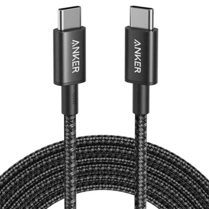 ANKER Durable Braided Fast-Charging USB-C to USB-C Cable 60W 6 Ft ( 1.8 M )
