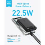 ⁦ANKER Powerful and Travel-Friendly 10000mAh 22.5W Power Bank⁩ - الصورة ⁦5⁩