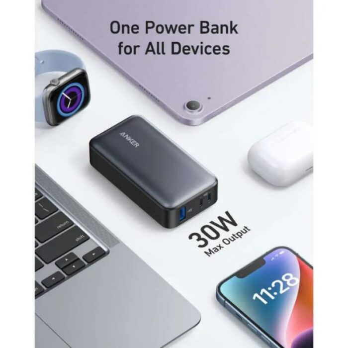 ⁦ANKER Pocket-Sized Power Boost 10000mAh 30W Power Bank⁩ - الصورة ⁦3⁩