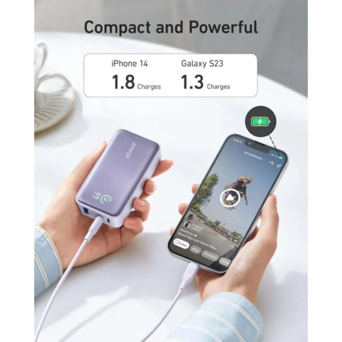 ⁦ANKER Pocket-Sized Power Boost 10000mAh 30W Power Bank⁩ - الصورة ⁦5⁩