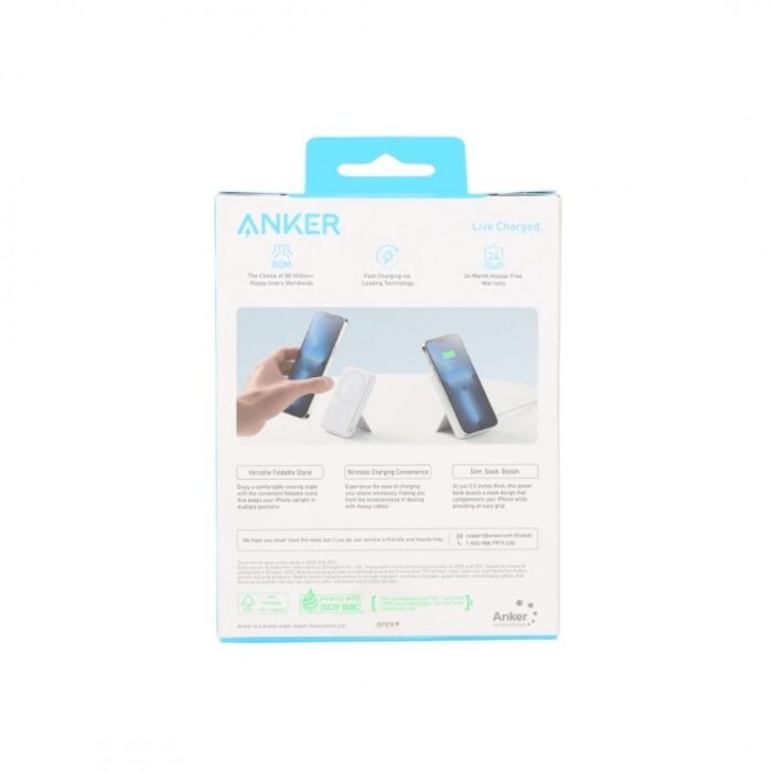⁦ANKER Charge Wire-Free Anywhere Anytime MagGo 5000mAh 7.5W Power Bank⁩ - الصورة ⁦9⁩