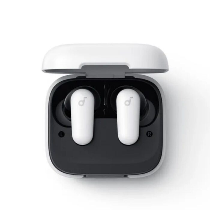 ⁦soundcore by ANKER R50i NC Auto Noise Cancelling Hands-Free Viewing Wireless Earbuds ( White )⁩ - الصورة ⁦2⁩
