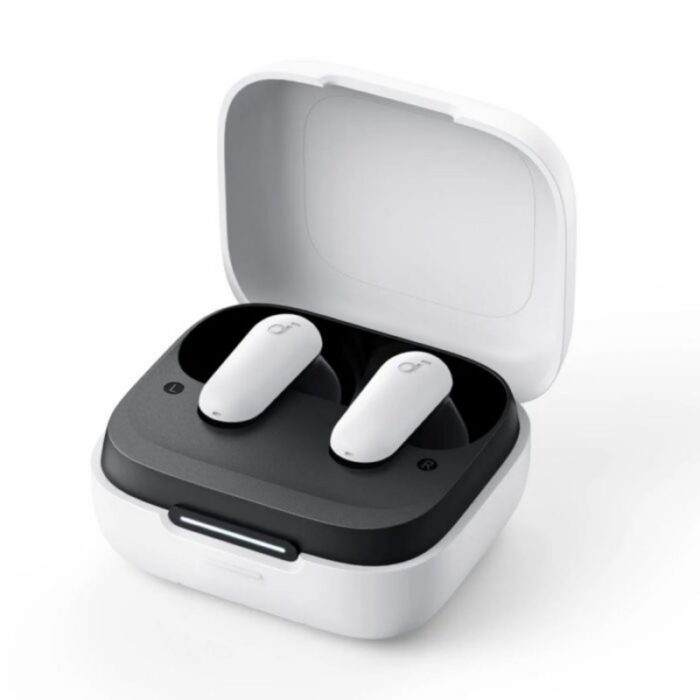 ⁦soundcore by ANKER R50i NC Auto Noise Cancelling Hands-Free Viewing Wireless Earbuds ( White )⁩ - الصورة ⁦3⁩