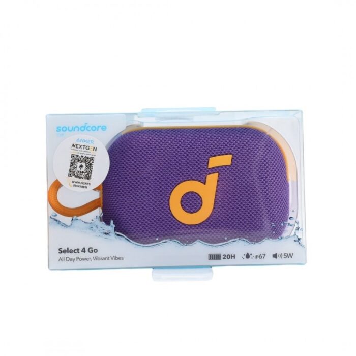 ⁦soundcore by ANKER Select 4 Go All Day Power Vibrant Vibes ( Purple )⁩ - الصورة ⁦2⁩