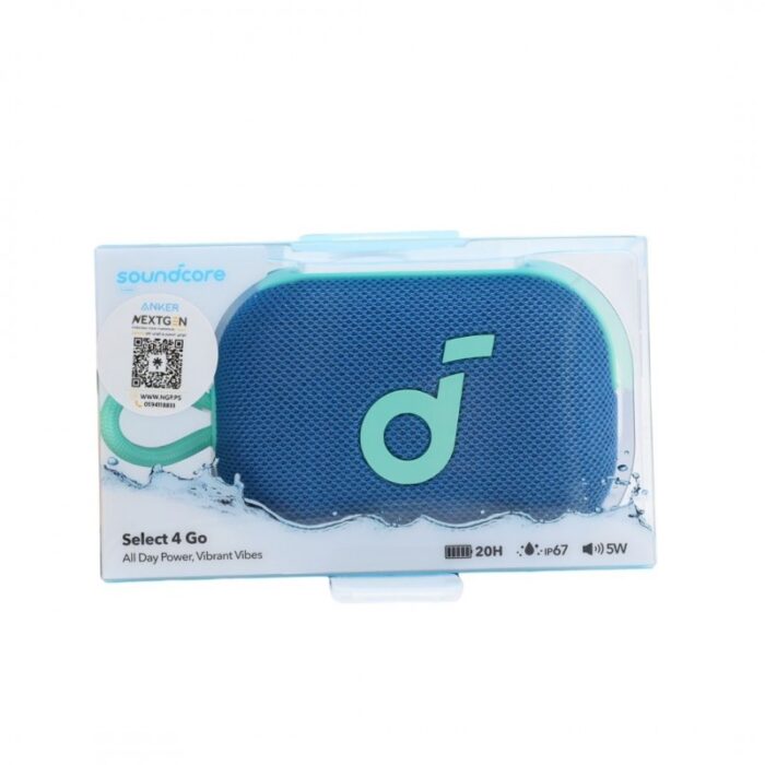 ⁦soundcore by ANKER Select 4 Go All Day Power Vibrant Vibes ( Blue )⁩ - الصورة ⁦2⁩
