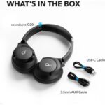 ⁦soundcore by ANKER Q20i Noise Cancelling Wireless Headphones ( Black )⁩ - الصورة ⁦3⁩