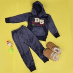 ⁦بجامة (قطعتين) للأطفال لون كحلي⁩ - الصورة ⁦2⁩