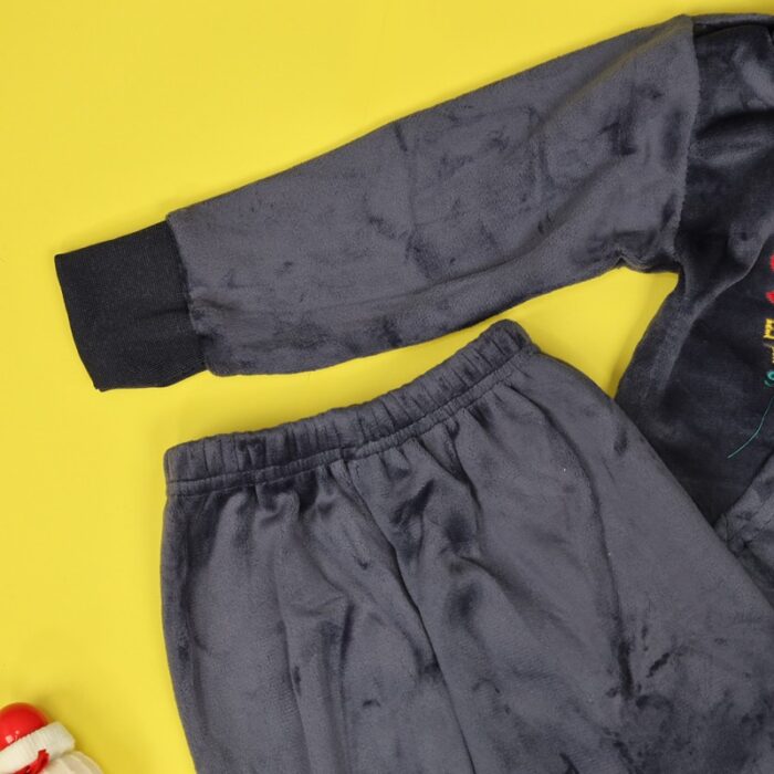 ⁦بجامة (قطعتين) للأطفال لون كحلي⁩ - الصورة ⁦7⁩