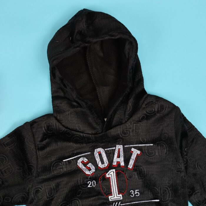 ⁦بجامة (قطعتين) للأطفال لون أسود⁩ - الصورة ⁦4⁩