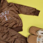 ⁦بجامة بتصميم رسوم الدب (قطعتين) للأطفال لون بني⁩ - الصورة ⁦5⁩