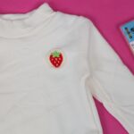 ⁦بلوزة بأكمام طويلة للأطفال لون ابيض⁩ - الصورة ⁦3⁩