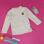 ⁦بلوزة بأكمام طويلة للأطفال لون ابيض⁩ - الصورة ⁦8⁩