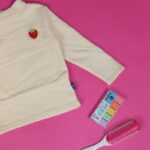 بلوزة بأكمام طويلة للأطفال لون اوفوايت