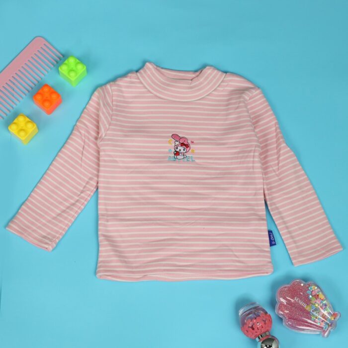 103378255_67de129d7bd68 بلوزة بأكمام طويلة للأطفال لون زهري - الصورة 1