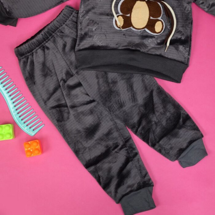 103378263_67de12ae369bd بجامة بتصميم رسوم الدب (قطعتين) للأطفال لون رمادي - الصورة 1