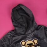 ⁦بجامة بتصميم رسوم الدب (قطعتين) للأطفال لون رمادي⁩ - الصورة ⁦3⁩