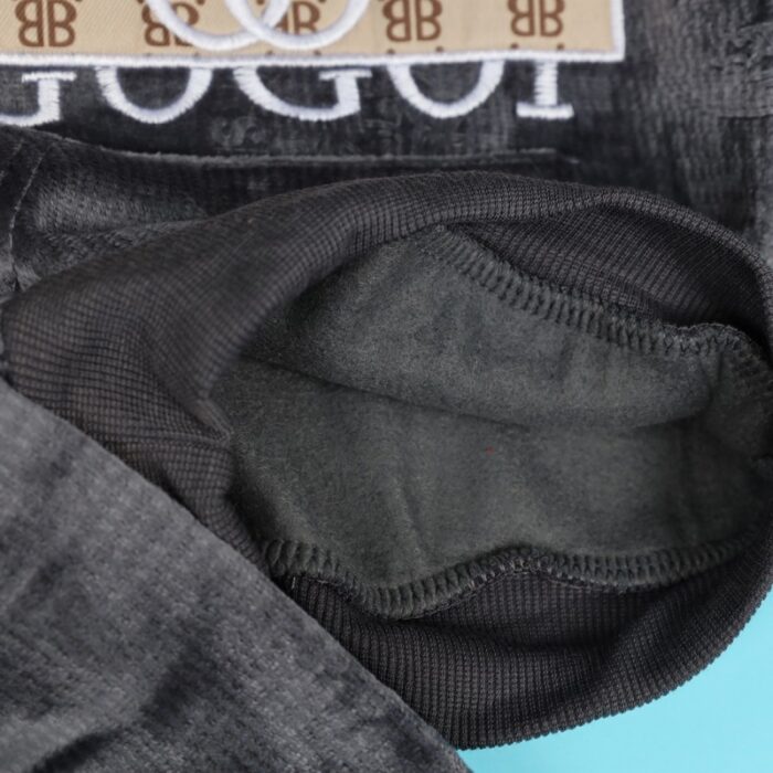 ⁦بجامة بطاقية (قطعتين) للأطفال لون رمادي⁩ - الصورة ⁦7⁩