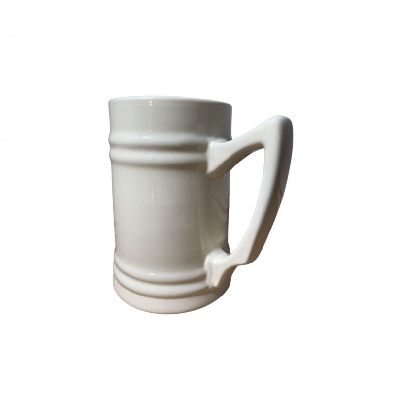 ⁦مج بورسلان حجم كبير لون ابيض⁩ - الصورة ⁦1⁩