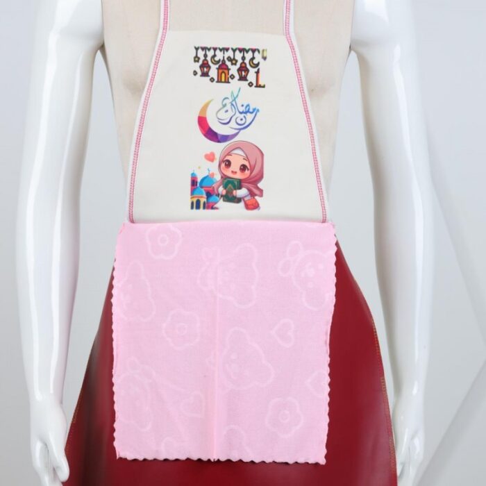 ⁦مريول مطبخ مع بشكير مدمج⁩ - الصورة ⁦6⁩