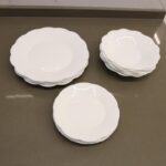 ⁦طقم صحون 18 قطعة لون ابيض⁩ - الصورة ⁦2⁩