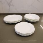 ⁦طقم صحون 18 قطعة لون ابيض⁩ - الصورة ⁦8⁩