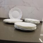 ⁦طقم صحون 18 قطعة لون ابيض⁩ - الصورة ⁦10⁩