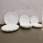 ⁦طقم صحون 18 قطعة لون ابيض⁩ - الصورة ⁦11⁩
