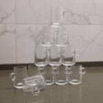 طقم كاسات شاي زجاج شفاف عدد 12 قطعة