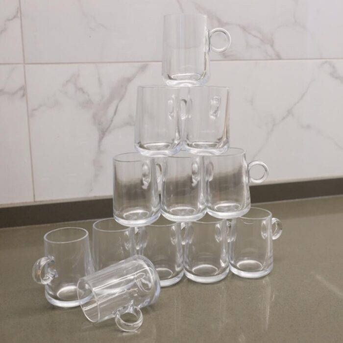 ⁦طقم كاسات شاي زجاج شفاف عدد 12 قطعة⁩ - الصورة ⁦3⁩