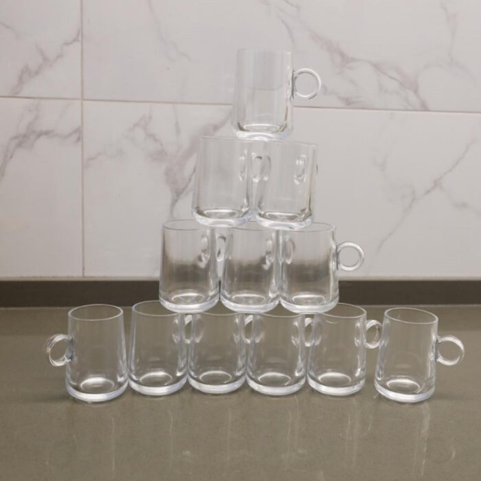 ⁦طقم كاسات شاي زجاج شفاف عدد 12 قطعة⁩ - الصورة ⁦4⁩