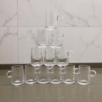 ⁦طقم كاسات شاي زجاج شفاف عدد 12 قطعة⁩ - الصورة ⁦5⁩