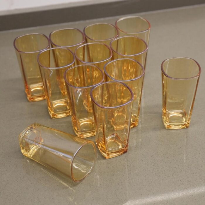 ⁦طقم كاسات عصير زجاج عدد 12 قطعة⁩ - الصورة ⁦2⁩