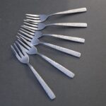 ⁦طقم شوك ستانلس ستيل 6 قطع حجم صغير لون فضي⁩ - الصورة ⁦7⁩