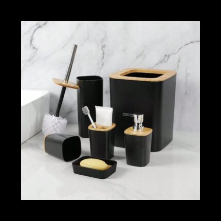 طقم اكسسوارات حمام 6 قطع