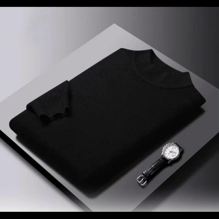 103378350_67de134e94639 بلوزة جولف كامل للرجال لون أسود - الصورة 1