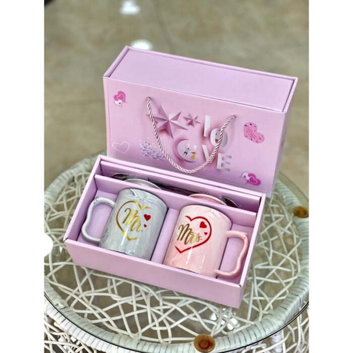 103378363_67de135f1d22f طقم فناجين مع غطاء وملعقة عدد 2 - الصورة 1